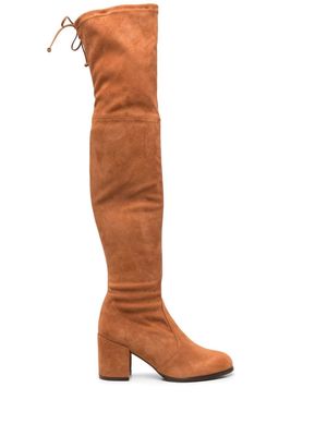Stuart Weitzman Tieland thigh-high boots - Brown