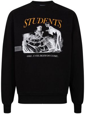 Students Golf Death Do Us Part sweatshirt - Black