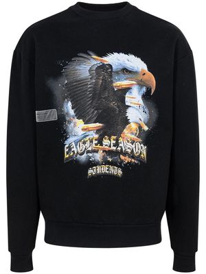 Students Golf Eagle Season crew-neck sweatshirt - Black