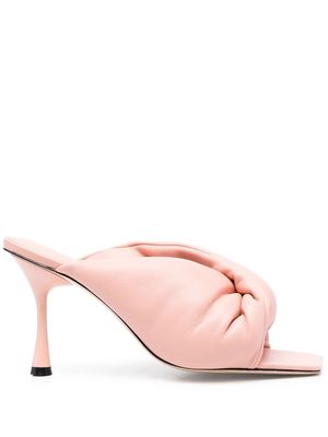 Studio Amelia Croissant 90mm heeled mules - Pink