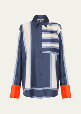 Studio Dazed Silk Twill Shirt