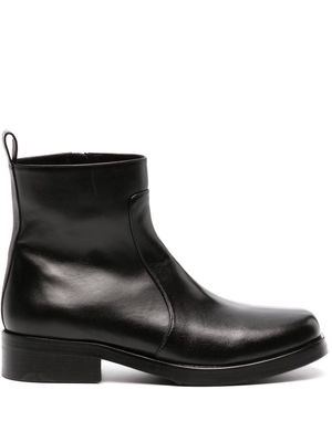 Studio Nicholson 40mm leather boots - Black