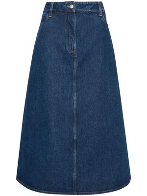 Studio Nicholson Baringo denim midi skirt - Blue