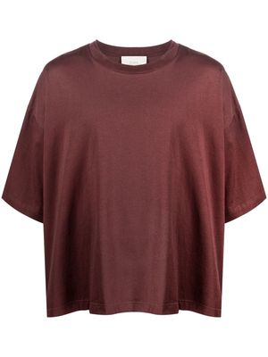 Studio Nicholson basic oversized-cut T-shirt - Red