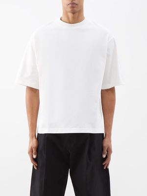 Studio Nicholson - Beta Cotton-jersey T-shirt - Mens - White