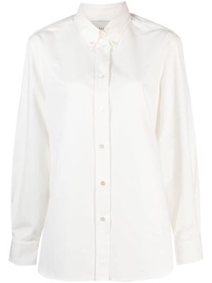 Studio Nicholson Bissett long-sleeve cotton shirt - White