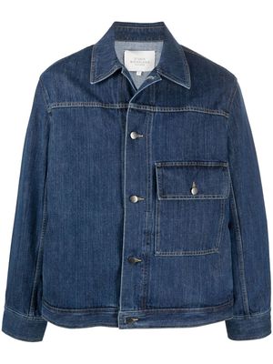 Studio Nicholson button-up denim jacket - Blue