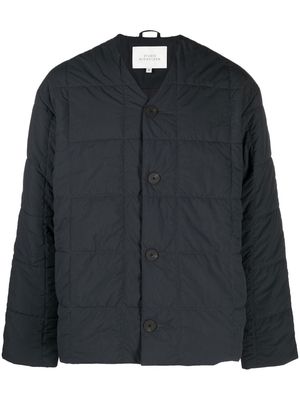 Studio Nicholson button-up quilted jacket - Black