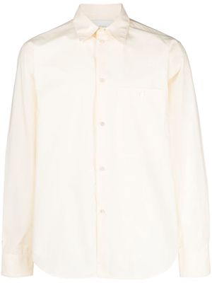 Studio Nicholson chest-pocket cotton shirt - Neutrals