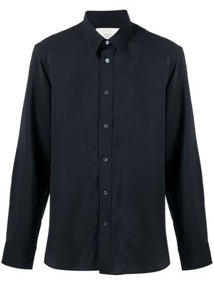 Studio Nicholson classic collar long sleeve shirt - Blue