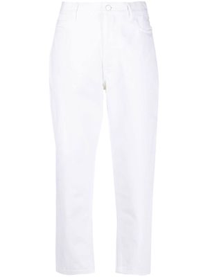 Studio Nicholson cropped denim trousers - White