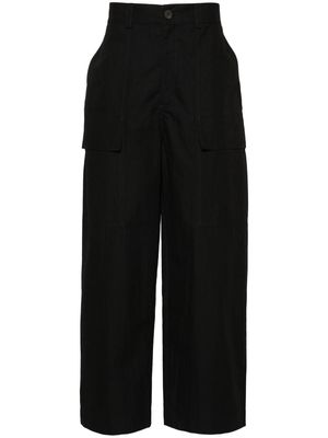 Studio Nicholson gabardine tapered trousers - Black