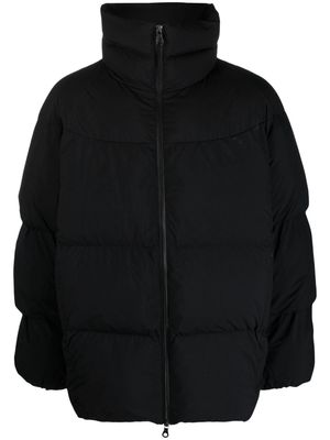 Studio Nicholson high-neck padded jacket - Black
