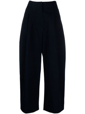 Studio Nicholson high-waisted wide-leg trousers - Blue