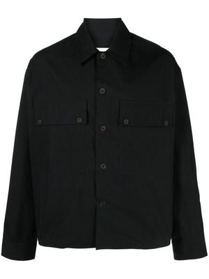 Studio Nicholson Iso cotton-blend overshirt - Black