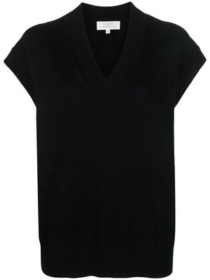 Studio Nicholson knitted cotton-merino vest - Black