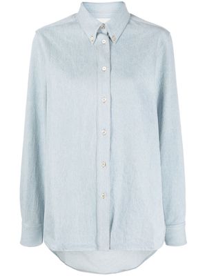 Studio Nicholson light-wash denim shirt - Blue