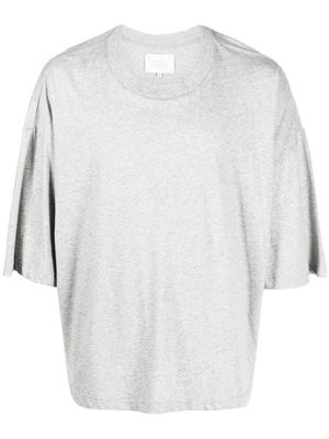 Studio Nicholson logo-print short-sleeved T-shirt - Grey