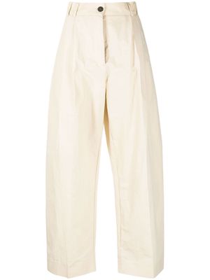 Studio Nicholson Nika high-waist tapered trousers - Neutrals