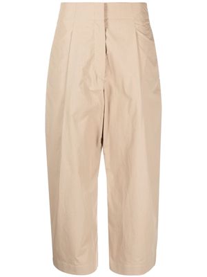 Studio Nicholson pleat-detail wide-leg trousers - Neutrals