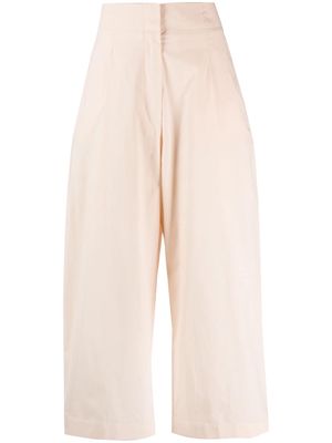 Studio Nicholson pleat-detail wide-leg trousers - Pink