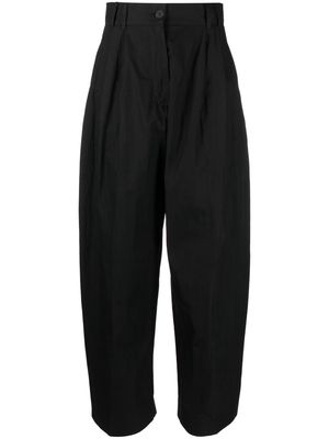 Studio Nicholson pleated wide-leg trousers - Black