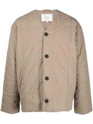 STUDIO NICHOLSON Private quilted padded jacket - Neutrals