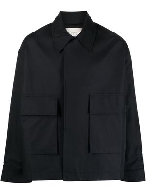 Studio Nicholson Regi zip-up shirt jacket - Blue