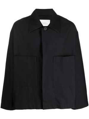 Studio Nicholson relaxed-fit cotton shirt jacket - Blue