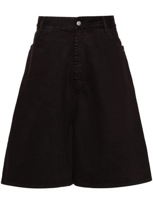 Studio Nicholson Reverse denim shorts - Black