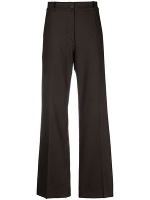 Studio Nicholson Rie virgin wool-blend tailored trousers - Brown