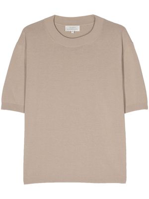 Studio Nicholson Solaris fine-knit T-shirt - Neutrals