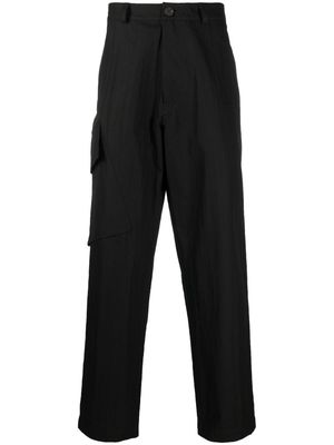 Studio Nicholson straight-leg cargo trousers - Black