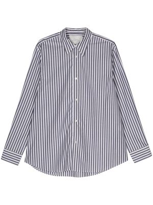 Studio Nicholson striped cotton shirt - Blue