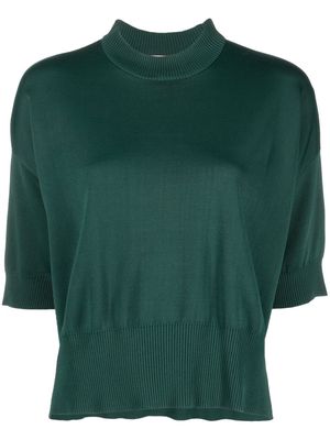 STUDIO NICHOLSON Tonneau cropped jumper - Green