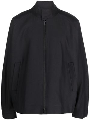 Studio Nicholson zipped-up fastening shirt jacket - Blue