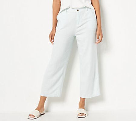 Studio Park x Courtney Khondabi Regular Linen Blend Crop