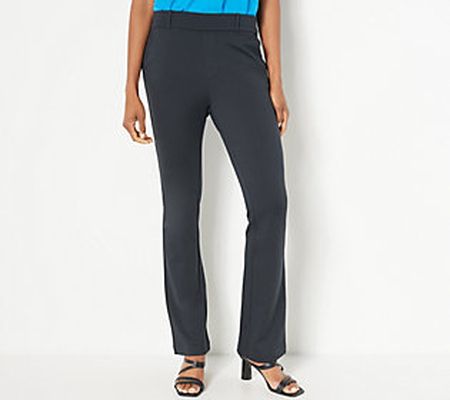 Studio Park x Jayne Brown Regular Ponte Bootcut Pull-On Pants