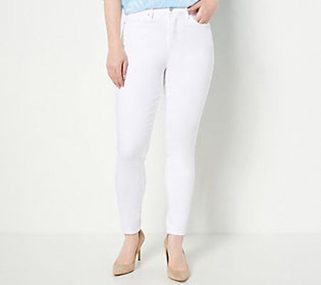 Studio Park x Leah Williams Petite Skinny Jeans - White