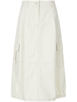 STUDIO TOMBOY A-line cargo skirt - White