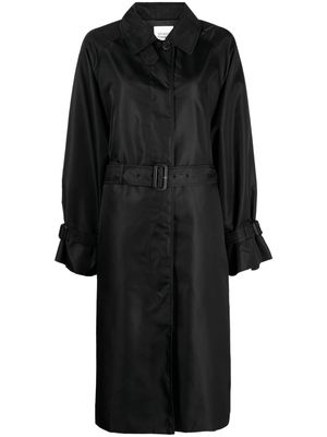 STUDIO TOMBOY belted-waist trench coat - Black