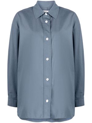 STUDIO TOMBOY button-fastening long-sleeved shirt - Blue