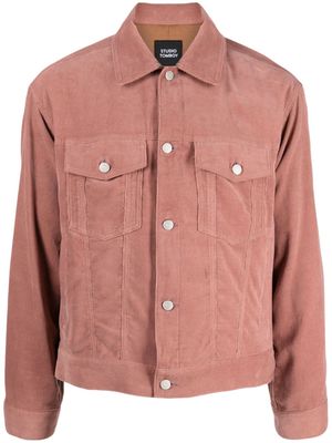 STUDIO TOMBOY buttoned corduroy shirt jacket - Pink