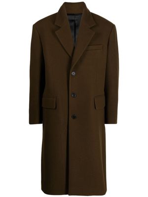 STUDIO TOMBOY Chesterfield single-breasted coat - Brown
