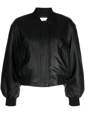 STUDIO TOMBOY concealed-fastening bomber jacket - Black