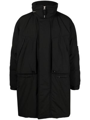 STUDIO TOMBOY hooded funnel-neck padded coat - Black