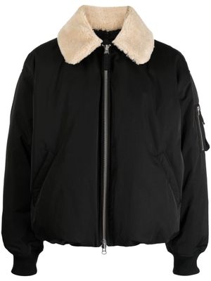 STUDIO TOMBOY shearling-collar padded bomber jacket - Black
