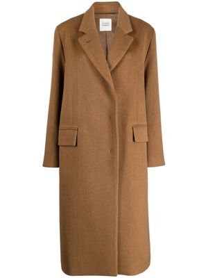STUDIO TOMBOY wool-blend single-breasted coat - Brown