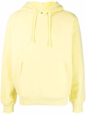 Stüssy embroidered-logo hoodie - Yellow
