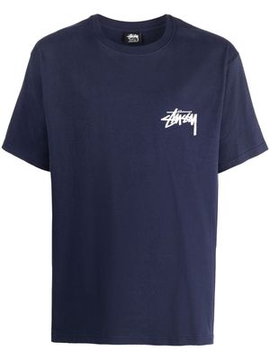 Stüssy Fuzzy Dice cotton T-shirt - Blue